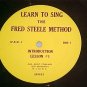 FRED STEELE--SINGING LESSONS--'50's Dbl LP--Ama label