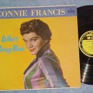 CONNIE FRANCIS-WHO'S SORRY NOW-1958 LP-MGM Yellow Label
