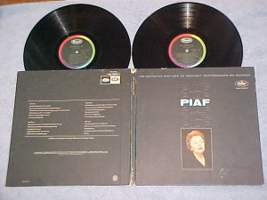 THE DEFINITIVE (EDITH) PIAF-VG++/VG+ 1964 Dbl LP w/Book