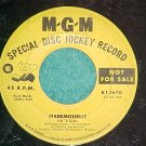 45--THE ELGINS--MADEMOISELLE--1958--MGM 12670--Promo