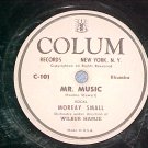 78--MOREAY SMALL-MR. MUSIC (Rhumba)-Colum Records 101/2