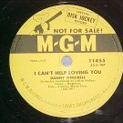 Promo 78-DANNY WINCHELL-I CAN'T HELP LOVING YOU-'52-MGM