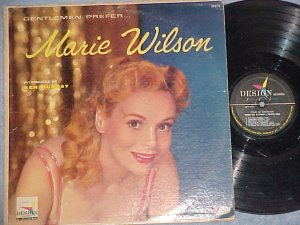 **MISTAKE RECORD** Front:MARIE WILSON; Back:TEXAS JIM R