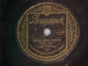 78-GENE CAMPBELL-FREIGHT TRAIN YODELING BLUES-Brunswick