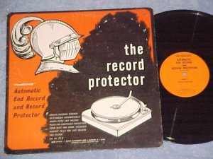 THE RECORD PROTECTOR--End Record--Phonograph Accessory