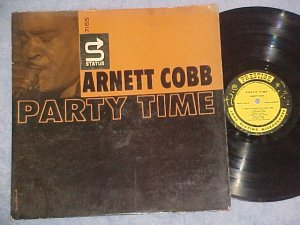 ARNETT COBB-PARTY TIME--VG+ LP--Prestige lbl;Status Jkt