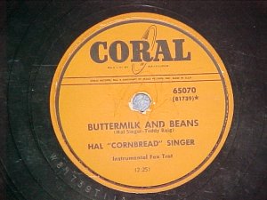 78-HAL CORNBREAD SINGER-BUTTERMILK AND BEANS-Coral-VG++