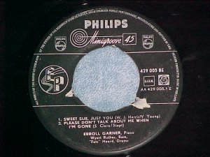 Dutch EP--ERROLL GARNER TRIO---Philips 429005--VG+-+