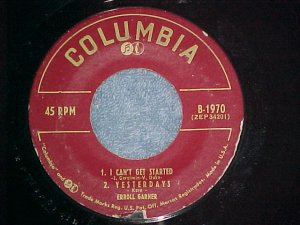 EP--ERROLL GARNER--GONE GARNER GONEST--Vol 1--1955--VG+