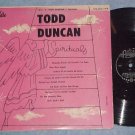 TODD DUNCAN--SPIRITUALS--10" VG+ 1956 LP--Royale 1810