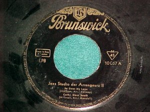 EP--JAZZ STUDIO DER ARRANGEURE II--Germany Import--1956