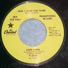 45-GARY LeMEL (LE MEL)-NOW I TASTE THE TEARS-1969-Promo
