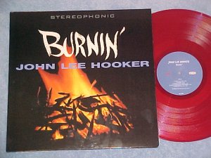 JOHN LEE HOOKER-BURNIN-NM 180gr 2000 Red Italy LP-#4of5