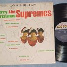 THE SUPREMES--MERRY CHRISTMAS--VG+ 1st Press Stereo LP