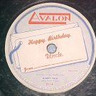 78-HARRY TUSH&SOCIETY ORCH--HAPPY BIRTHDAY UNCLE-Avalon