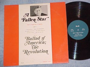 JOHN G. CROFF-A FALLEN STAR-Monologue about JFK-1966 LP