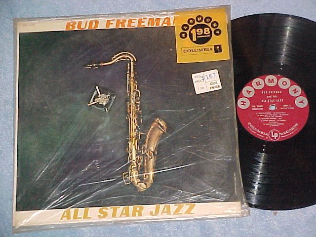 BUD FREEMAN-ALL STAR JAZZ--1957 Trad Jazz LP on Harmony