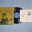 LIZ GETZ SINGS-VG++ 1965 Folkways LP w/Insert&Autograph
