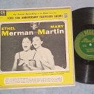 Ethel Merman/Mary Martin-FORD 50th ANNIV. TV SHOW-10"LP