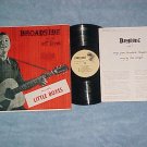 PETE SEEGER-BROADSIDE BALLADS-Vol 2--NM/VG+ LP w/Insert