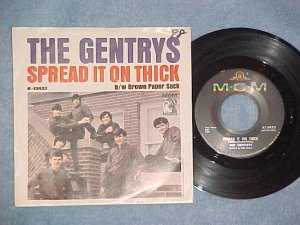 NM/VG++ 45 w/PS-THE GENTRYS-SPREAD IT ON THICK-1965-MGM