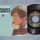 NM/VG++ 45 w/PS-HERMAN'S HERMITS-THERE'S A KIND OF HUSH