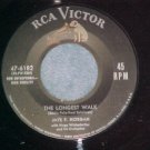 45--JAYE P. MORGAN--THE LONGEST WALK--RCA 47-6182--NM