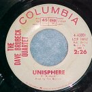 45--THE DAVE BRUBECK QUARTET--UNISPHERE--1964--WL Promo