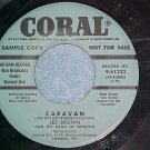 45-LES BROWN-CARAVAN--1954-Coral 61162-Blue Label Promo