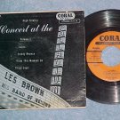 EP w/PS-LES BROWN-CONCERT AT THE PALLADIUM-Vol. 5-Coral