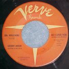 45--COUNT BASIE WITH JOE WILLIAMS--AS I LOVE YOU--Verve