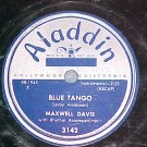 78--MAXWELL DAVIS--BLUE TANGO--1952--Aladdin 3142--VG+