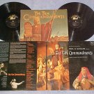 THE TEN COMMANDMENTS--VG+ 1956 Sdk Dbl LP ~w/BOOKLET~