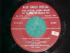 EP-JIMMY MARTIN/LEON JACKSON-Blue Grass Special602-VG++