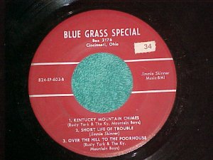 EP--BLUE GRASS SPECIAL--BlueGrass Special 603--VG++