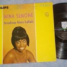 NINA SIMONE--BROADWAY...BLUES...BALLADS--Stereo 1964 LP