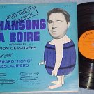 CHANSONS A BOIRE--VOL. 3--VG++ French-Canadian LP