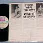PHYLLIS NEWMAN-THOSE WERE THE DAYS-NM in shrink 1969 LP