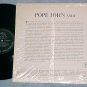 POPE JOHN XXIII--Self Titled NM Mono 1963 LP--Speeches