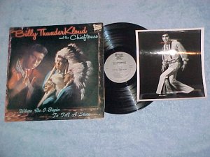 BILLY THUNDERKLOUD/CHIEFTONES-LP/Press Photo,Autographs