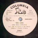 WL Promo 78-UNA MAE CARLISLE-TIRED HANDS-Columbia 38864