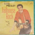 45 PS Only--ELVIS PRESLEY--JAILHOUSE ROCK--1957--VG+