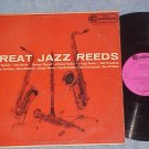 GREAT JAZZ REEDS-1958 Sax and Clarinet Cmpltn LP-Camden