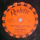 78-JIMMY BOWEN-I'M STICKIN' WITH YOU-1957-Roulette 4001