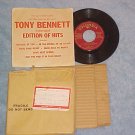 EP w/PS--TONY BENNETT EDITION OF HITS--Drink Coca-Cola