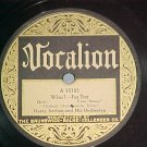 78--HARRY ARCHER ORCH--WHO?/SUNNY--Vocalion 15183--VG++