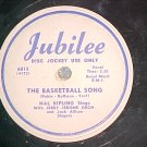 WL Promo 78-HAL KIPLING--THE BASKETBALL SONG--1952--VG+
