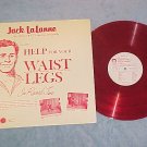 JACK LA LANNE-Rcd #2-WAIST, LEGS-VG++ 1964 Red Vinyl LP