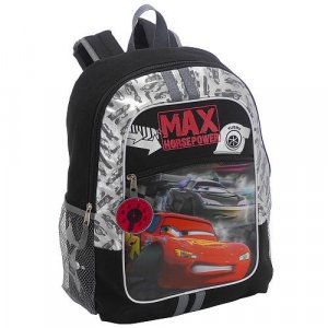 Disney Cars Max Horsepower Mcqueen & Boost Children's Large Backpack (16  Inch)