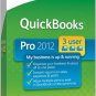 New QuickBooks Pro 2012 3 Users